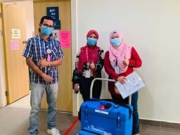 Program Imunisasi Covid-19 Barisan Hadapan Daerah Kuala Penyu 28 FEB 2021